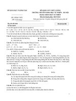 đề số 43 môn hóa học 2020