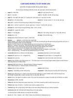 confusing words on thi DH