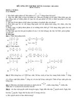 De cuong on tap toan 6 moi