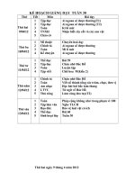 giao an lop 2 tuan 30 moi