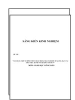Vận dụng một số hình thức hoạt động trải nghiệm để giảng dạy các tiết thực hành ngoại khoá GDCD lớp 10 THPT 
