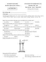 44  đề thi thử TN THPT 2021   môn hóa   THPT quảng xương 1   thanh hóa   lần 1   file word có lời giải chi tiết doc