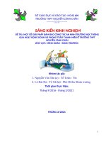 Một số giải pháp đảm bảo công tác an ninh trường học thông qua hoạt động đoàn và phong trào thanh niên ở trường THPT nguyễn cảnh chân 