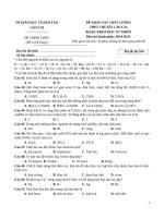 đề số 47 môn hóa học 2020