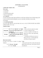 Chuyên đề 17    câu so sánh