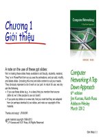 Bài giảng Mạng máy tính: Chương 1 - Nguyễn Duy (ĐH Công nghệ Thông tin)