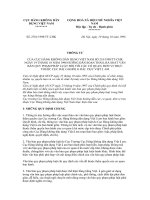 Thông tư số 2781/1998/TT-CHK về việc hướng dẫn soạn thảo, rà soát văn bản quy phạm pháp luật đối với các cơ quan, đơn vị trực thuộc Cục Hàng không dân dụng Việt Nam do Cục Hàng không dân dụng ban hành