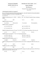9  đề KSCL trường THPT yên lạc   vĩnh phúc (lần 1)   môn hóa   năm 2021   file word có lời giải chi tiết