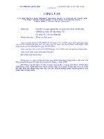 Công văn 0897/TM-XNK của Bộ Thương mại