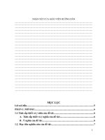 Đồ án tốt nghiệp nghiên cứu phương pháp kiểm tra sửa chữa công tắc gương điện xe KIA FORTE