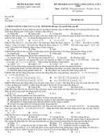 DE TRUONG DH VINH LAN 1 2010