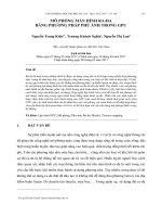 Mô phỏng màn hình ra đa bằng phương pháp phủ ảnh trong GPU