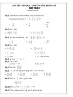 BO DE ON TAP TOAN 7 SO HINH