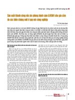 Sản xuất thành công vắc xin phòng bệnh cúm A/H5N1 cho gia cầm do các biến chủng mới ở quy mô công nghiệp