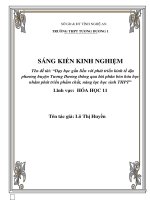 Dạy học gắn liền với phát triển kinh tế địa phương huyện tương dương thông qua bài phân bón hóa học nhằm phát triển phẩm chất, năng lực học sinh THPT 