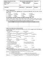 DE DU KIEN HOC KY II TIENG ANH 7