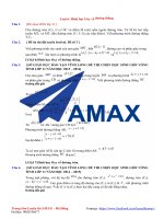 Bài tập Hình học Oxy về đường thẳng – Toán 11
