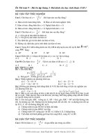 De on tap thang 3 nam hoc 2012