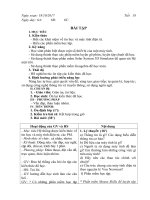 Tiết 18_Bài tập