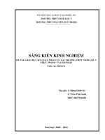 Giáo dục kỉ luật tích cực tại trƣờng THPT nghi lộc 5 – thực trạng và giải pháp 