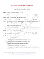 Trắc nghiệm chuyên đề số phức Toán 12 – Đề số 24013