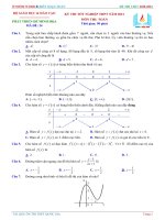 Đề thi minh họa THPT Quốc Gia môn Toán năm 2021  Đề số 24