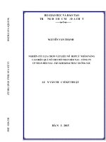 Nghiên cứu lựa chọn vật liệu nổ hợp lý nhằm nâng cao hiệu quả nổ cho mỏ than đèo nai    công ty cp than đèo nai   tkv khi khai thác xuống sâu    
