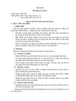 Giáo án tuần 29 Mĩ thuật Lớp 1 2 3 4 5