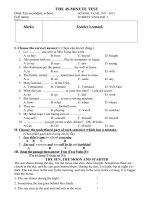 Ktra Anh 7 HK2 lan 1 20112012doc