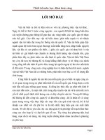 Thiết kế môn học khai thác cảng 