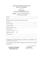 Tải Mẫu đơn đề nghị hỗ trợ sản xuất muối thiệt hại do thiên tai - HoaTieu.vn