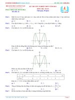 Đề thi minh họa THPT Quốc Gia môn Toán năm 2021  Đề số 22