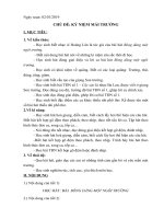 Giáo án Âm nhạc 9 Chủ đề Kỉ niệm mái trường