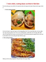 7 mon chien nuong duoc ua thich o Sai Gon