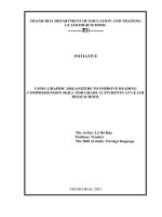 Using graphic organizers to improve reading comprehension skill for grade 12 students at leloi high school 