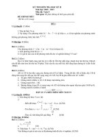 Mot so de thi hoc ki II Toan 9