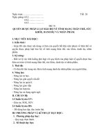 Tiết 26: Quyền được pháp luật bảo hộ về tính mạng sức khỏe danh dự và nhân phẩm