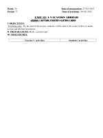 English 8 Tiet 77 Unit 12 Started Listen Read