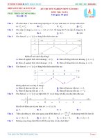Đề thi minh họa THPT Quốc Gia môn Toán năm 2021  Đề số 23