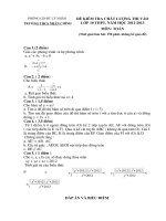 DeDA Toan thi thu vao 10 Nhan Chinh 1213