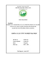 Nghiên cứu ảnh hưởng của các loại cắt tỉa đến năng suất chất lượng thanh long ruột đỏ tại huyện nguyên bình tỉnh cao bằng 
