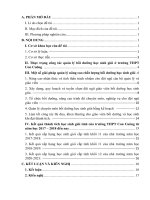 Một số giải pháp quản lý nâng cao chất lượng bồi dưỡng hoc sinh giỏi ở trường THPT con cuông 