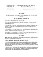 Quyết định 3029/QĐ-UBND năm 2013