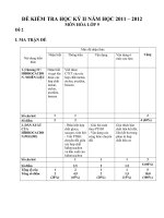 De thi HK 2Hoa 920112012 De 2