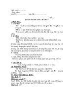 Tiết 13 Bài 13: DI TRUYỀN LIÊN KẾT Tiết 13 Bài 13: DI TRUYỀN LIÊN KẾT