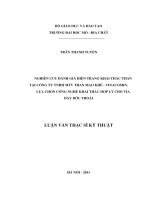 Nghiên cứu đánh giá hiện trạng khai thác than tại công ty tnhh một thành viên than mạo khê   vinacomin  lựa chọn công nghệ khai thác hợp lý cho vỉa dày dốc thoải    