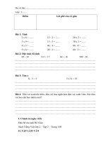 De thi khao sat chat luong dau nam