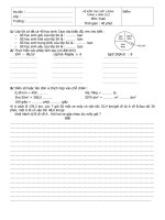 De khao sat chat luong Toan 4 T42012