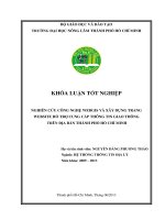 KHÓA LUẬN TỐT NGHIỆP NGHIÊN CỨU CÔNG NGHỆ WEBGIS VÀ XÂY DỰNG TRANG WEBSITE HỖ TRỢ CUNG CẤP THÔNG TIN GIAO THÔNG TRÊN ĐỊA BÀN TP HỒ CHÍ MINH