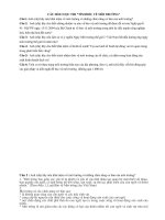 Dap an Cuoc thi Tim hieu ve moi truong Nam 2012 Moi